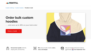 Printful - Custom Hoodies in Bulk