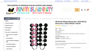 Private Island Party - Wholesale Mickey Mouse Ears