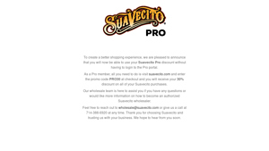 Suavecito - Pro Member Discount