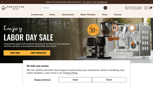 Pro Coffee Gear - Espresso Machines & Accessories