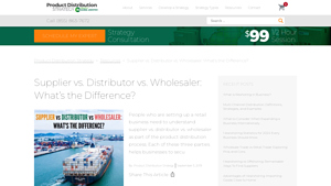Distributor - Direct Manufacturer Relations