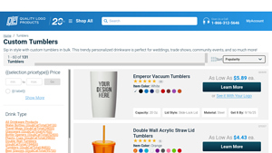 Quality Logo Products - Custom Drink Tumblers