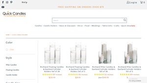 Quick Candles - Wholesale Glass Candle Holders