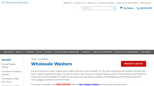 RC Fastener - Wholesale Washers