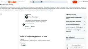 Energy Drinks - Bulk Options