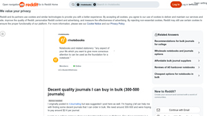 Quality Journals - Bulk Purchase for Wellness Program