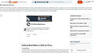 Mold Manufacturing - USA vs. China