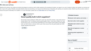 Bulk T-Shirt Suppliers - Quality Options