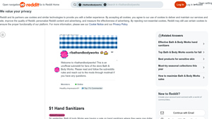 Bath & Body Works - $1 Hand Sanitizers