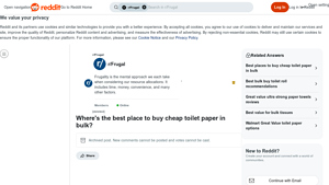 Costco - Thick Rolls Toilet Paper