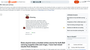 Bulk Ball Canning Supplies - Trusted Online Sources