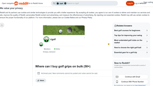 Bulk Golf Grips - Affordable Options