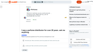 Fragrance - Bulk Sourcing Solutions