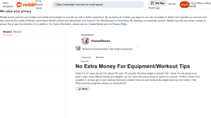 Reddit - Recommended Fitness Products