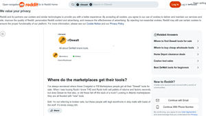 Dewalt - Tool Sourcing Insights