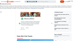 Clean Skin Club - Disposable Face Towels