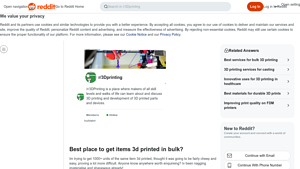 WhiteClouds - Bulk 3D Printing Services