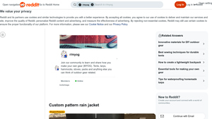 Ripstopbytheroll - Custom Rain Jacket