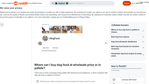 Dog Food - Wholesale Options in Ontario