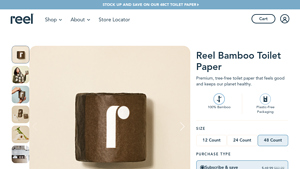 Reel® - Bamboo Toilet Paper 48 Rolls
