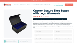 Refine Packaging - Customizable Shoe Boxes