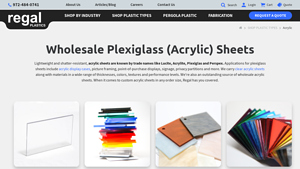 Regal Plastics - Wholesale Acrylic Sheets