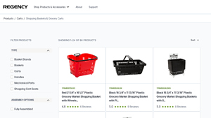 Regency Equipment - Commercial Shopping Baskets & Grocery Carts
