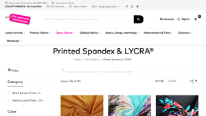 Remnant Warehouse - Printed Stretch LYCRA & Spandex Fabrics