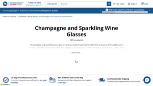Restaurant Supply - Champagne & Sparkling Wine Glasses