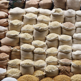 A stock image illustrating rice wholesale concepts