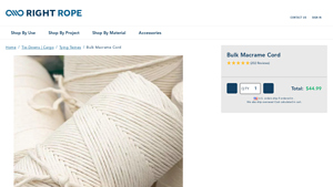 RightRope - Bulk Macrame Cord