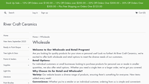 River Craft Ceramics - Wholesale Ceramic Bisque Products