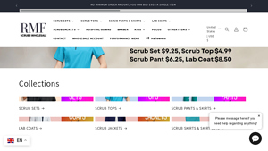 RMF Scrubs - Unisex Lab Coat & Scrub Set