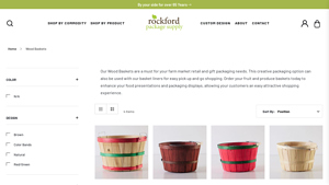 Rockford Pack - Wooden Baskets