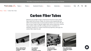 Rock West Composites - Carbon Fiber Tubes