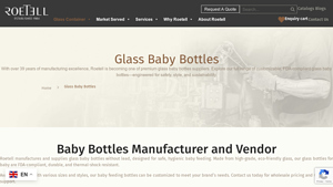 Roetell - Glass Baby Bottles