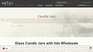 Roetell - Glass Candle Jars and Containers