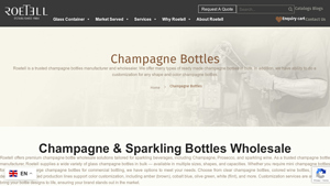 Roetell - Glass Champagne Bottles