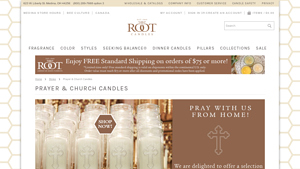 Root Candles - Prayer & Church Candles