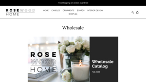 Rosewood Home - Custom Wholesale Orders
