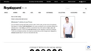 Royal Apparel - T-Shirt Manufacturer