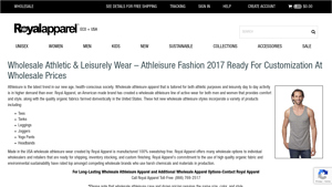 Royal Apparel - Wholesale Athleisure