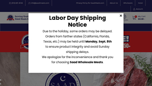 Saad Wholesale Meats - Zabiha Halal Meats