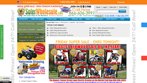 Safer Wholesale - 49cc Dirt Dog Gas Motor Scooter