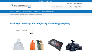 Sandbaggy - Empty Woven Polypropylene Sandbags