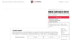 Nike - Air Max 25 Wholesale Box