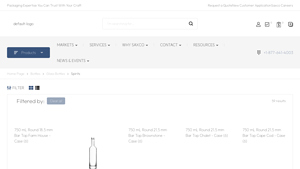 Saxco - Wholesale Glass Liquor Bottles