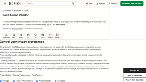 AirPods - Supplier Contact Information