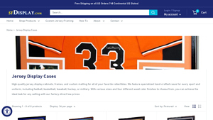 SF Display - Jersey Display Cases