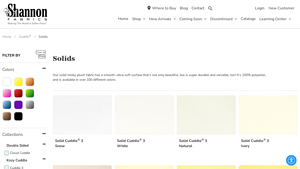 Shannon Fabrics - Solid Cuddle® Minky Fabric